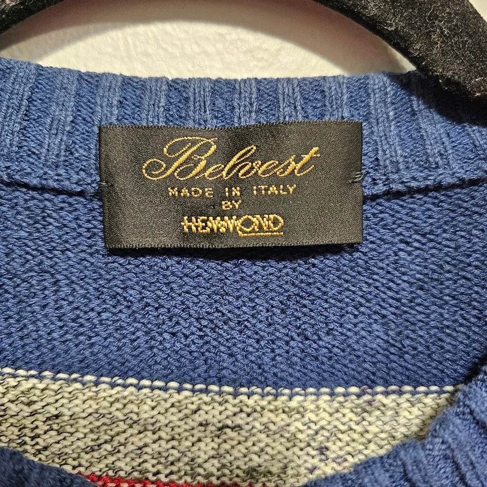 Belvest Made in Italy by Hemmond Vintage Crewneck sweater Men's‎ Size Large